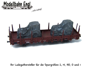 H0 Zubehör Hanomag unter Plane 2x 50x 25mm