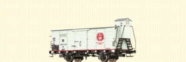 H0 D DR Güterwagen ged.. 2A Ep.III VEB Schlachtwagen