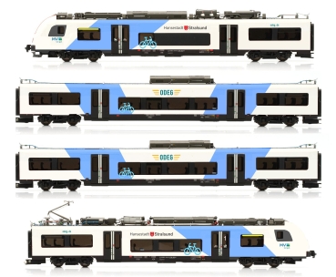 H0 A PRI Triebzug BR 4766.4, Desiro ML ODEG, 4A, Ep.VI, L= 1165mm, R= 419mm, Lichtwechsel, Sound, etc..................................