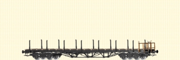 H0 D DB Drehgestellflachwagen 4A Ep.III