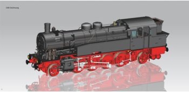 H0 D DB Dampflokomotive  BR 93 Ep.III Sound