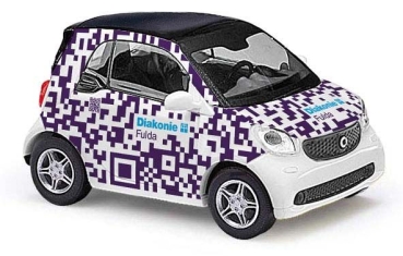 H0 D PKW Smart Fortwo 2014 Diakonie Fulda, etc....................................................................