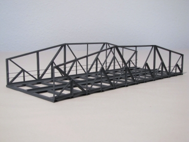 H0 VB 30- 2 Vorflutbrücke grau, 2gleisig,  30x 10,8x 5,8cm, etc..........................................................