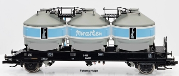 TT D DR Güterwagen Silowagen Ucs, Museumswagen Werk Leuna, Transport von Kunststoffgranulat, mit Bremserbühne, 2A, Ep.V, etc........