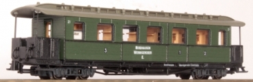 Nm D NWE Personenwagen, ABC4i, 4A. Ep.I, grün, Kl.1/ 2/ 3, L= 90mm, etc.............................................................