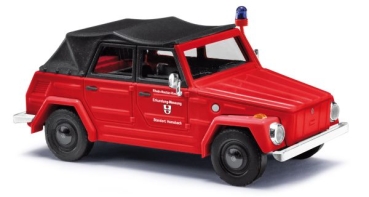 H0 D PKW VW 181 Kurierwagen, Feuerwehr Hemsbach, rot, etc...................................................................