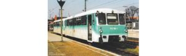 H0 D DB Dieseltriebwagen Set 2er BR 772 + Steuerwagen Ep.V Sound