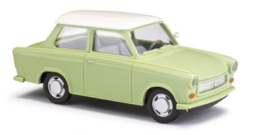 H0 D DDR Trabant P 601, Limousine, Ep.III- V, Grün- weiß Dach, etc...................................................................................