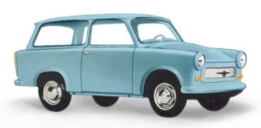 H0 D DDR PKW Trabant P601, Universall Kombi, 2A, Ep.III- V, Blau, etc........................................................................