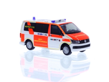 H0 D Einsatzfahrzeug Volkswagen T6 Akut- Einsatzfahrzeug KWB Goslar, 2A, etc...................