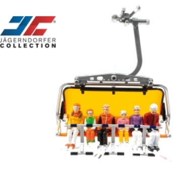 1: 32 Seilbahnen Figuren 6x sitzend mit Head Ski, ohne Sessel, etc..................................................................................................