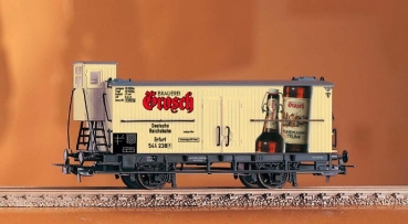 H0 Piko D DRG Bierwagen mit Bremserhaus, 2A, Ep.II, " Grosch ", etc......................................................................