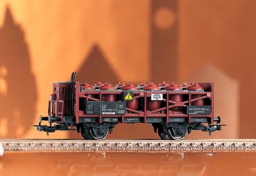 H0 D DB Säuretopfwagen mit Bremserhaus, braun, 2A, Ep.IV, " Hans Heinrich Hütte ", etc.................................................................