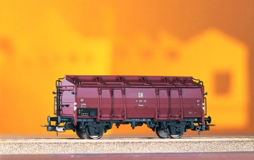 H0 Piko D DR Klappdeckelwagen 2A, Ep.III, braun, etc....................................................