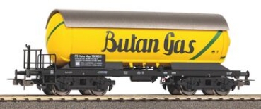 H0 I FS Druckgaskesselwagen mit Bremserbühne, " Butan ", 4A, Ep.III, etc...............................................................