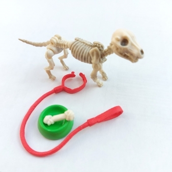 1 22 Figur Skelett Hund, etc..................................