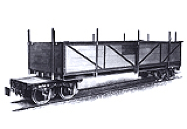 0f 12mm Brigadewagen Heeresfeldbahn 4A ungebremst WK I