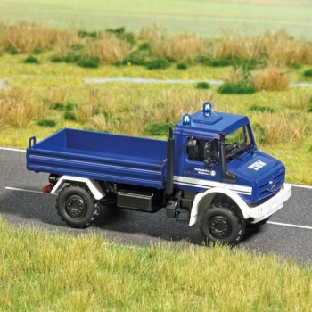 H0 D LKW MB Unimog THW 16V =~ Blinkleuchten blau, etc...................................................................................................