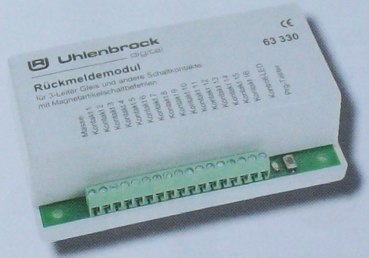 elektro LocoNet Rückmeldemodul 3.Leiter Gleis, etc........................................