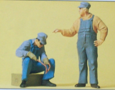 1 32 Figur USA Gleisbauarbeiter