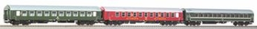 H0 D DR Personenwagen-Set 3er, D244, 4A, Ep.IV, Brest- Köln, etc...............................................