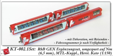 n 1 150 Ch Pri Glacier Express Erg. Set nm 6,5mm MTL Kuppl. Inne