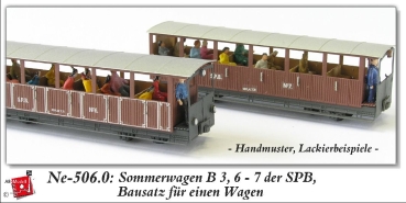 ne BS Sommerwagen off. ohne Radsätze ne 4,5mm