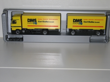 H0 LKW MB Wechselkofferzug+ Hänger, " DMS Europe ", Carl Balke, etc..............................................................................................