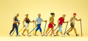 H0 Figur Nordic Walking