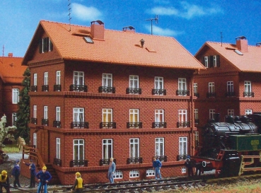 H0 Gebäude BS Eisenbahner-Wohnhaus