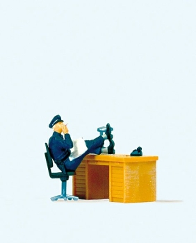 H0 Figur USA Sitzender Polizist etc........................................................................................................................................................................................