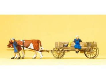 H0 Ausschmückung Bauernwagen Bauern Kühe Hund etc......................................................................................................................................................................
