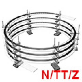 N Gleiswendel einfach Radius 298,5 3,5x