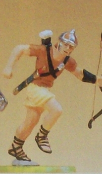 1: 25 Figur Römischer Bogenschütze laufend
