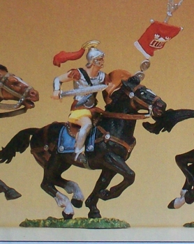 1: 25 Figur Römischer Vexilarius reitend etc...................................................................................................................................................................................