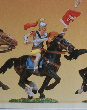 1: 25 Figur Römischer Vexilarius reitend