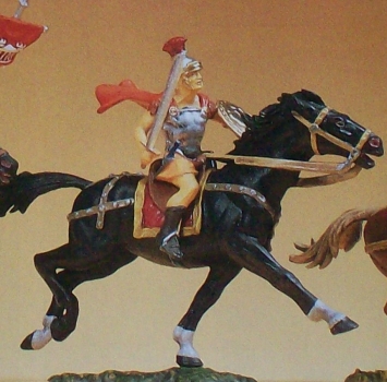 1: 25 Figur Römer reitend, mit Schwert etc..................................................................................................................................................................................