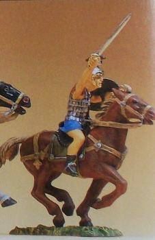1: 25 Figur Römer reitend, mit Schwert etc..................................................................................................................................................................................