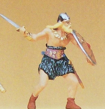 1: 25 Figur Gallier mit Schwert etc..................................................................................................................................................................................................