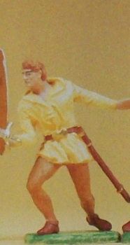 1: 25 Figur Normanne kämpfend mit Schwert etc....................................................................................................................................................................