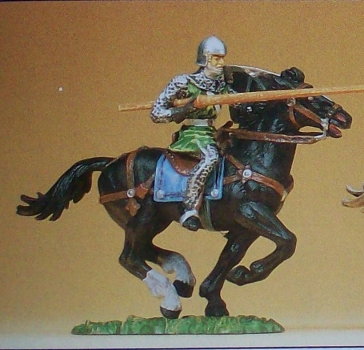 1: 25 Figur Normanne reitend mit Lanze etc..............................................................................................................................................................................