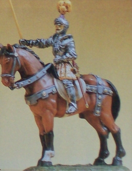 1: 25 Figur Herold zu Pferd mit Lanze etc..................................................................................................................................................................................