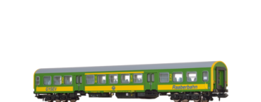 N A H GYSEV Personenwagen ABYz, 51 43 31 30 000 4, Kl.2, 4A, Ep.VI, grün- gelb,