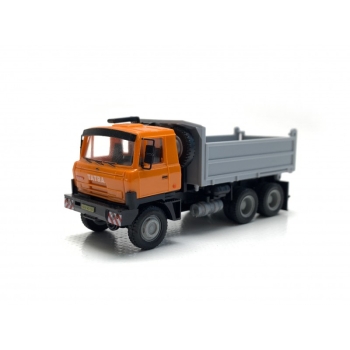 H0 LKW  Tatra 815, 6x 6, S3,  3A, Kipper, orange/ grau