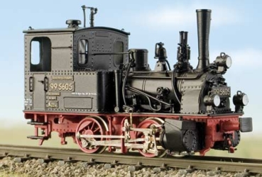 H0m Bahnausstattung D PRI BS MS Dampflokomotive BR 99 5605, " B ", Ep. VI, Museumsbahn Faulhaber- Motor,