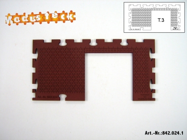 0 Gebäude Kreuz- Blockverband Element 1   120x 60