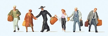 1:76 Figur Laufende Reisende etc.....