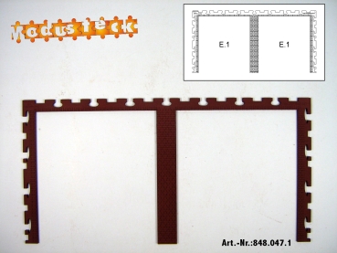 0 Gebäude Kreuz- Blockverband Element 4   120x 240