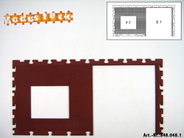 0 Gebäude Kreuz- Blockverband Element 4   120x 240