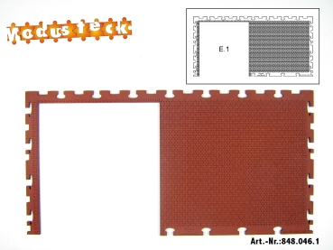 0 Gebäude Kreuz- Blockverband Element 4   120x 240